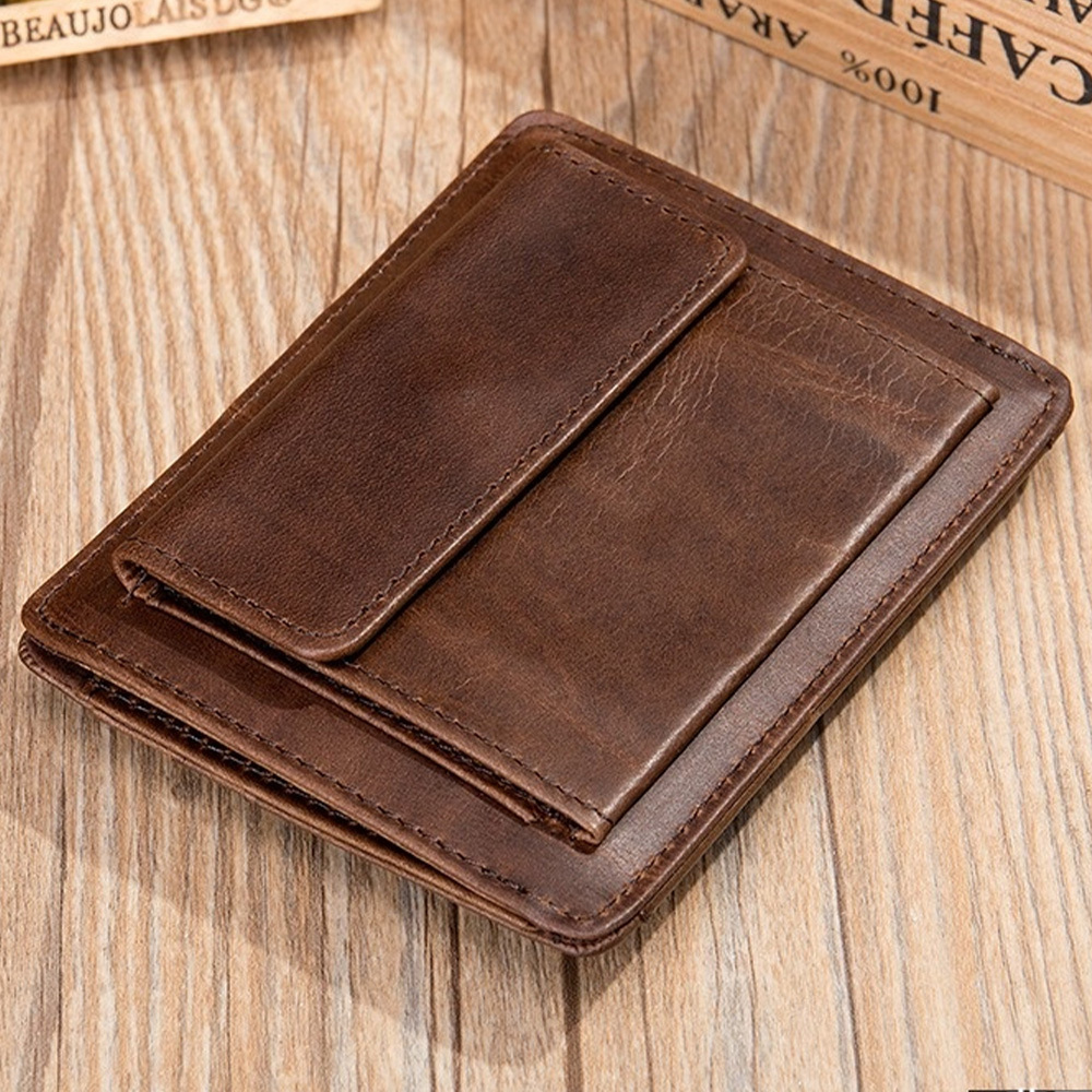 皮夾 卡夾 錢包 零錢袋 男生卡夾 多卡位 真皮卡夾 牛皮零錢包 零錢包 二折卡夾 收納包 短夾 短款錢包 卡片包172