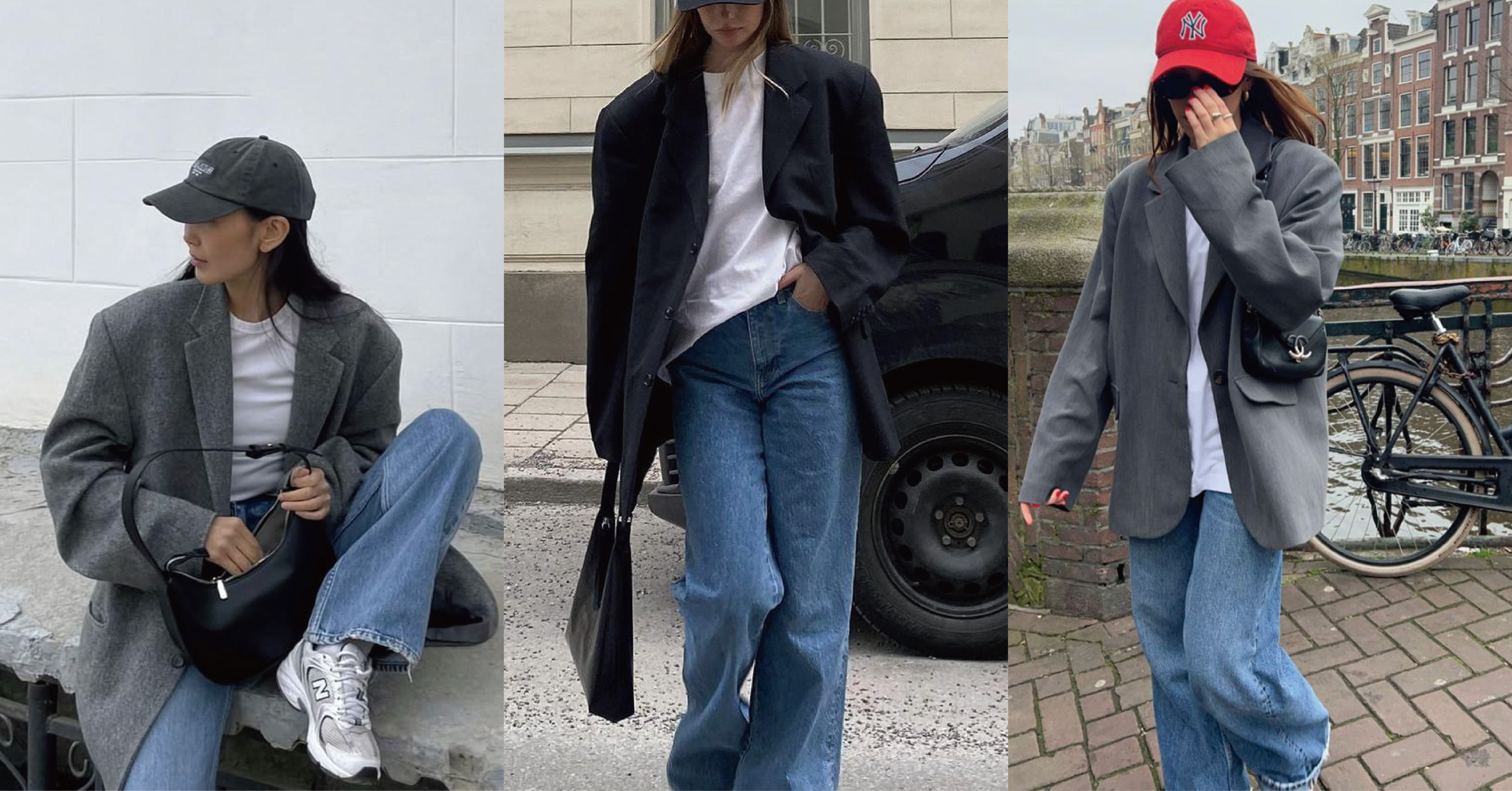 2025時髦單寧流行搭配未來感金屬銀色