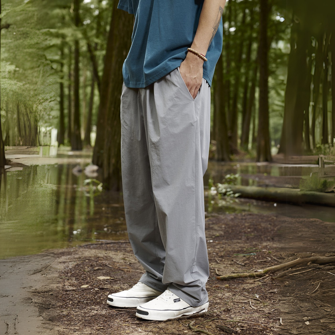 夏季速乾涼感空調褲