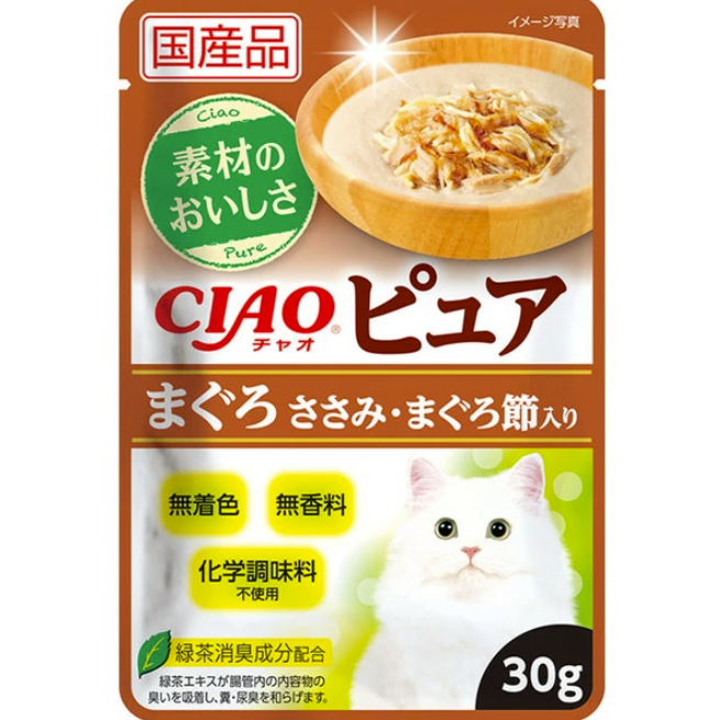 CIAO Soft Pack Series ． Dried Tuna + Chicken 30g