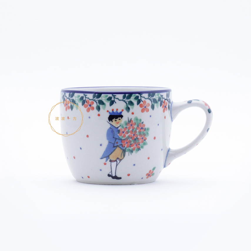 馬克杯-170ml-高6.5-王子手捧花兒來
