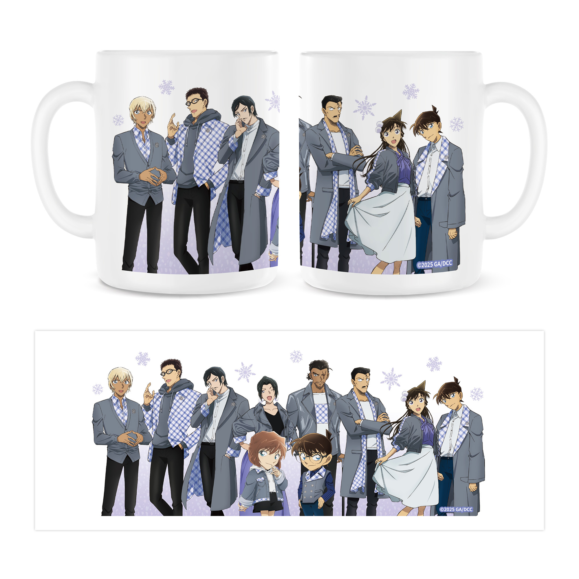 名偵探柯南劇場版M28-馬克杯- 雪花