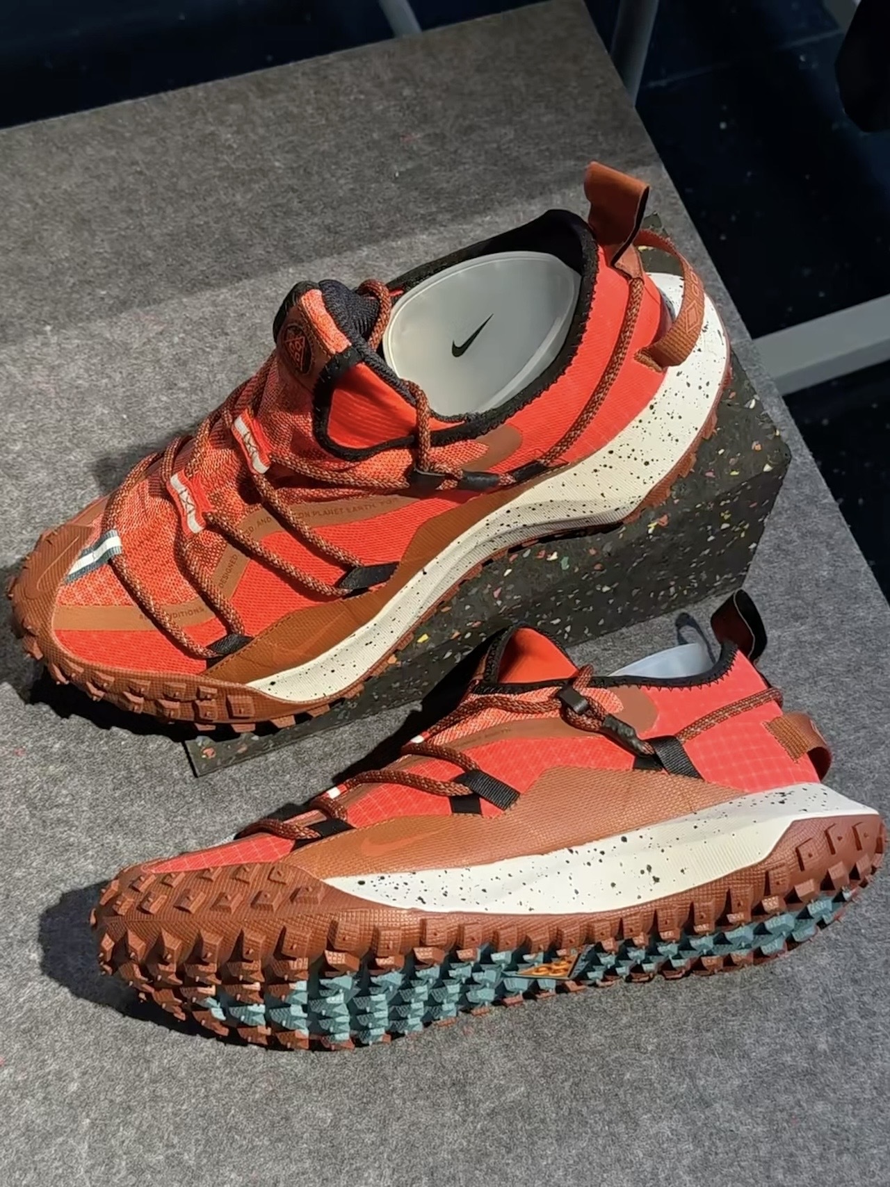 男鞋 NIKE ACG MOUNTAIN FLY GTX SE 紅 登山 戶外 GORE-TEX 防水 機能 戶外鞋 運動鞋【IB7328-200】