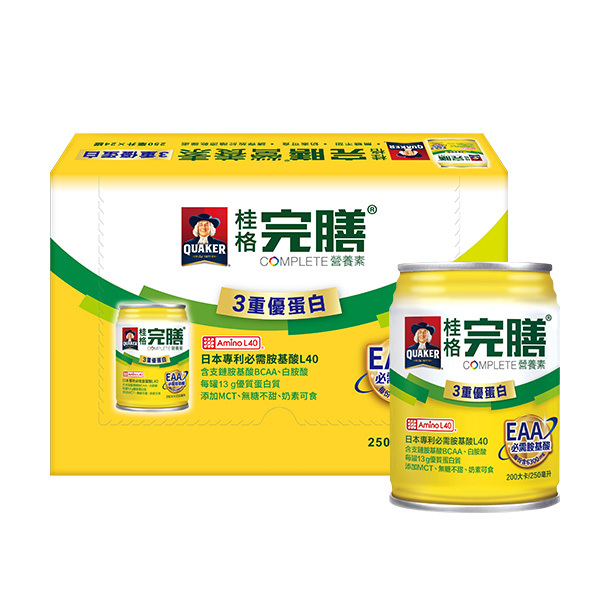 桂格完膳營養素 3重優蛋白配方250mlX24罐