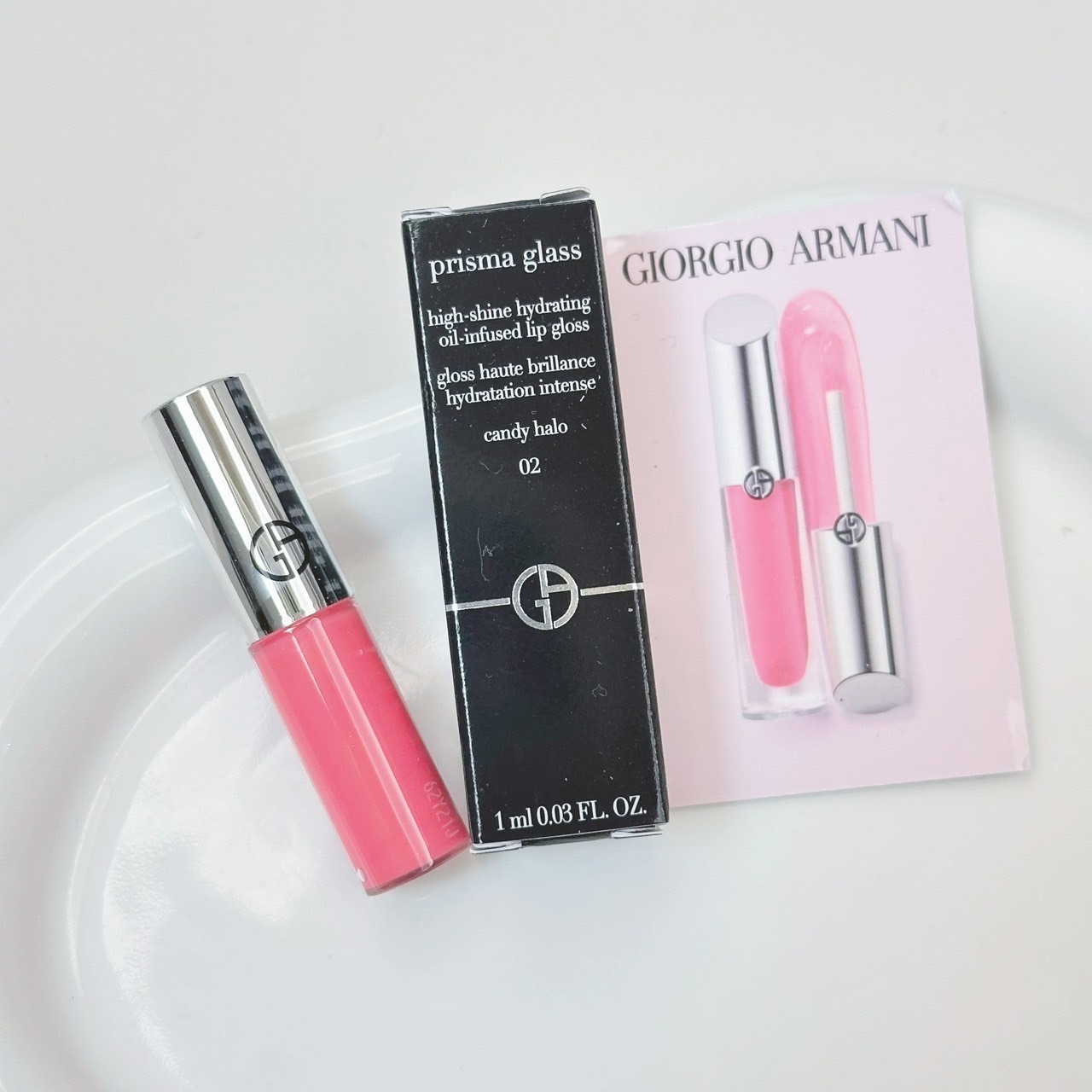 Armani 訂製奢光潤唇蜜 #2粉晶光 1ml