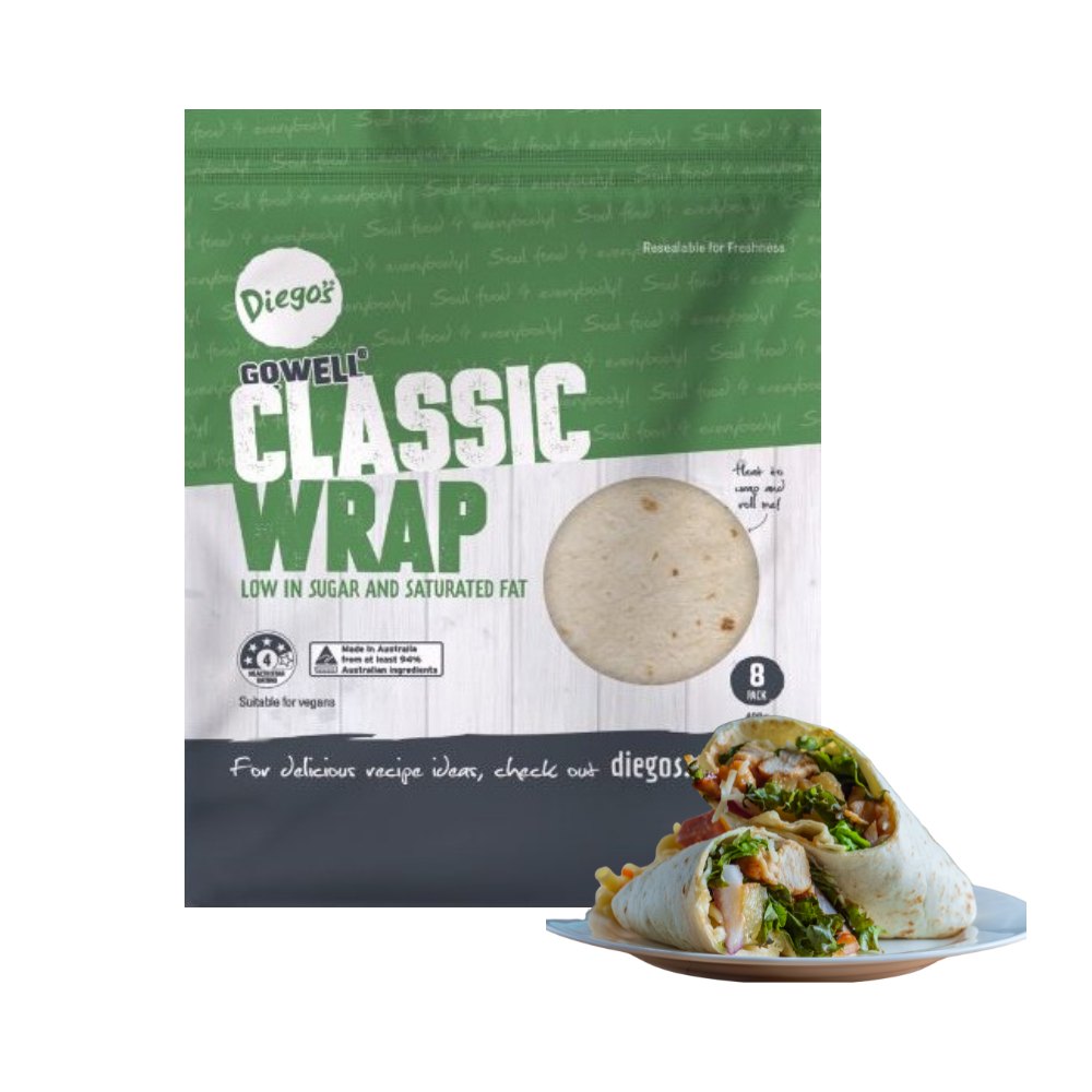 Diego's 墨西哥經典全麥薄餅餅皮 8pcs (直徑18cm) (400g) (505002)