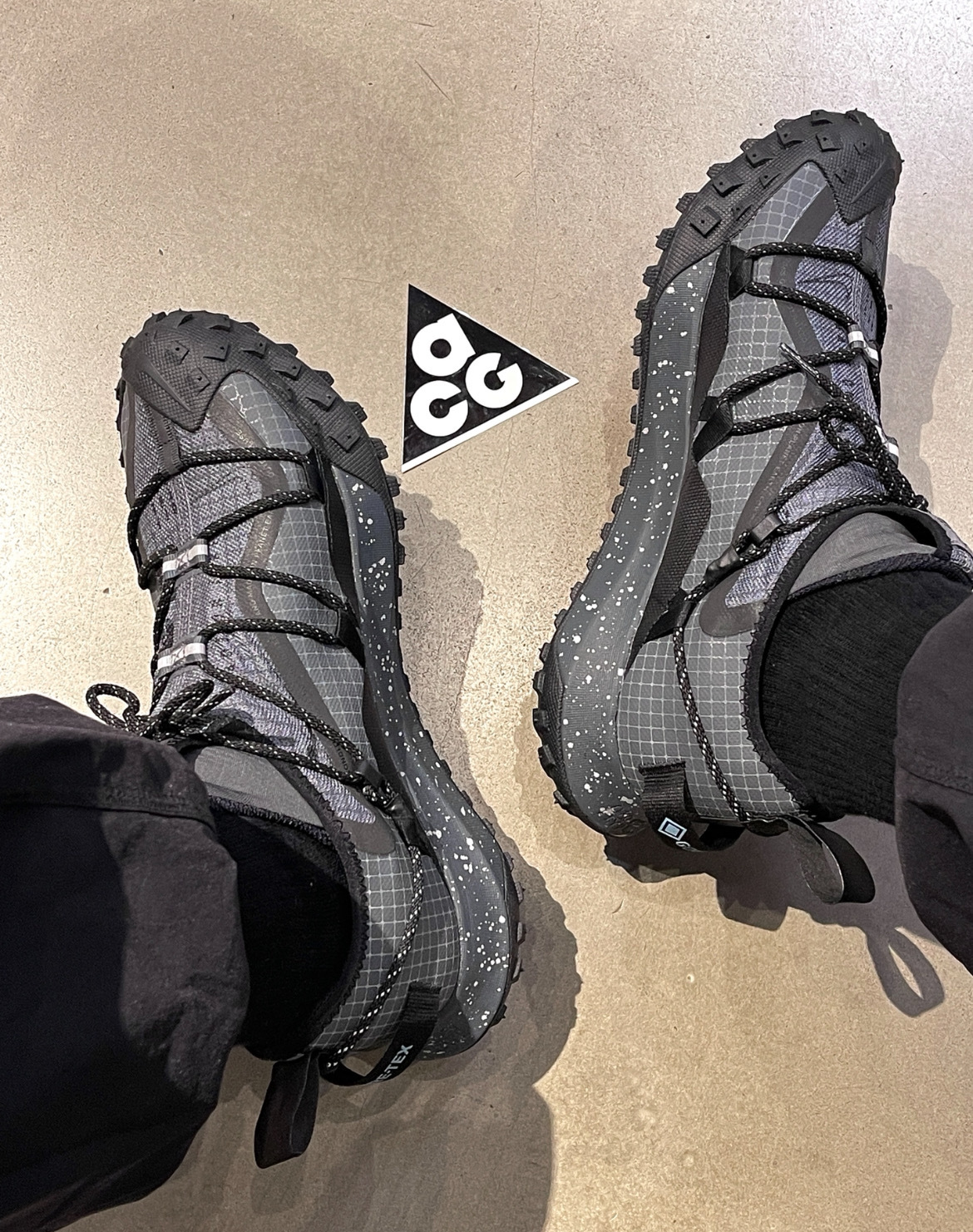 男鞋 NIKE ACG MOUNTAIN FLY GTX SE 黑 登山 戶外 GORE-TEX 防水 機能 戶外鞋 運動鞋【IB7328-002】