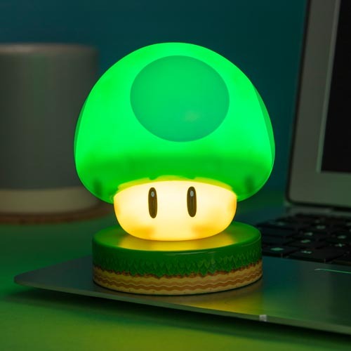 超級瑪利歐綠色蘑菇造型燈