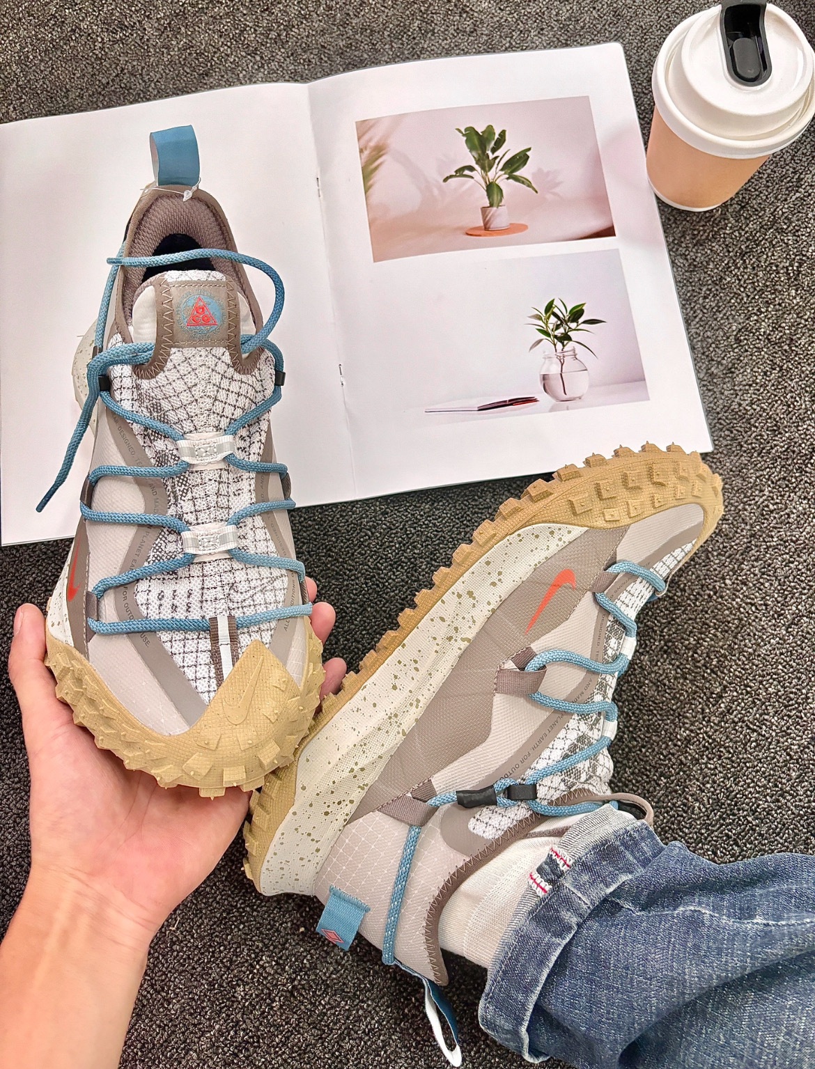 男鞋 NIKE ACG MOUNTAIN FLY GTX SE 卡其灰 登山 戶外 GORE-TEX 防水 機能 戶外鞋 運動鞋【IB7328-001】