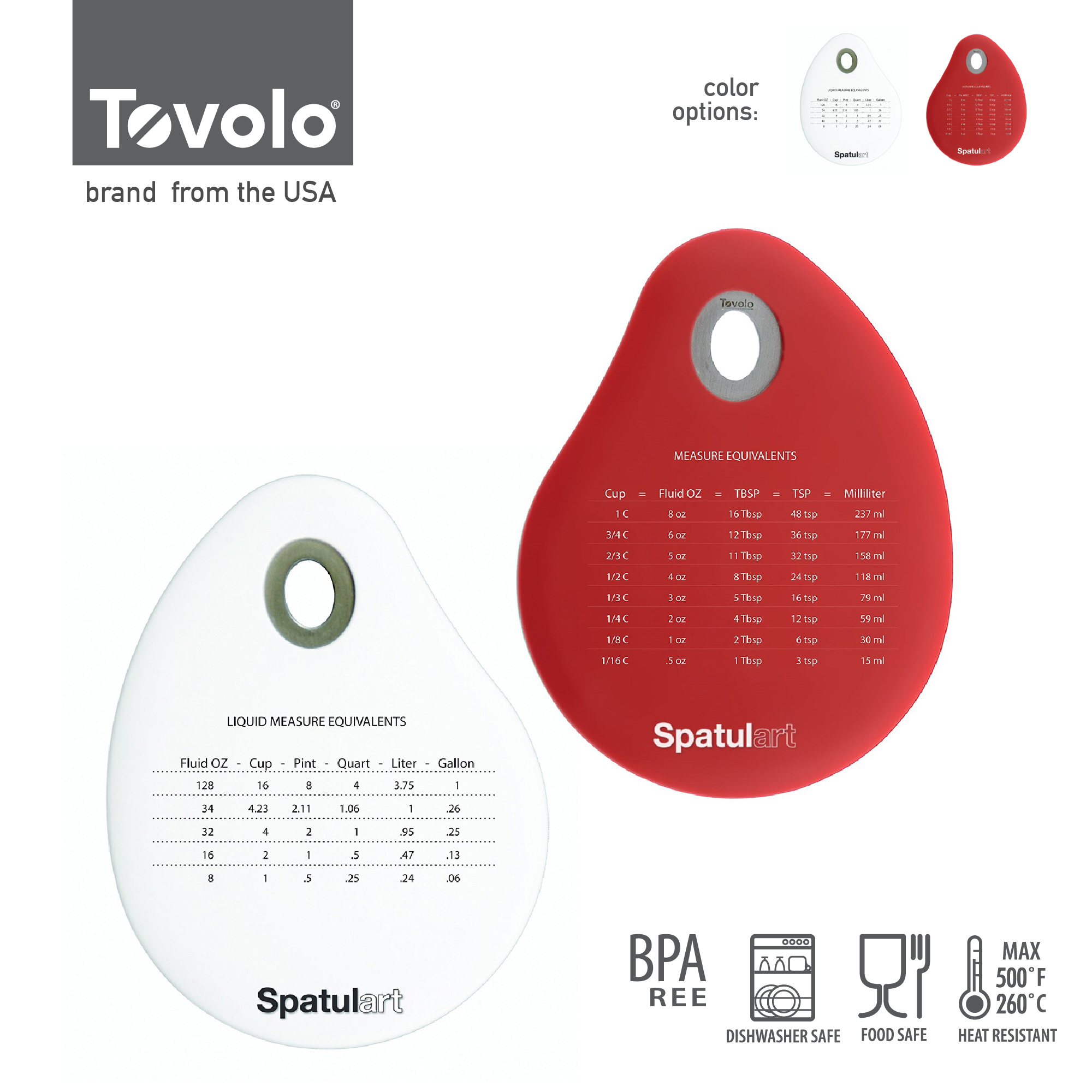 TOVOLO 碗刮（單位轉換表示）