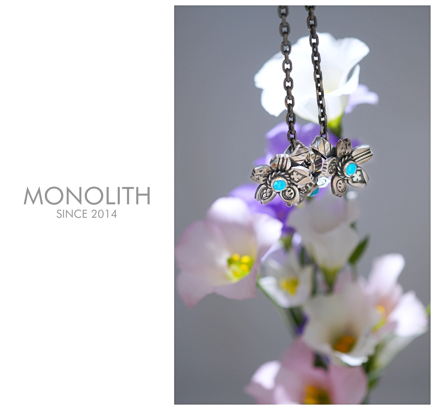 綠松石小花【吊墜】