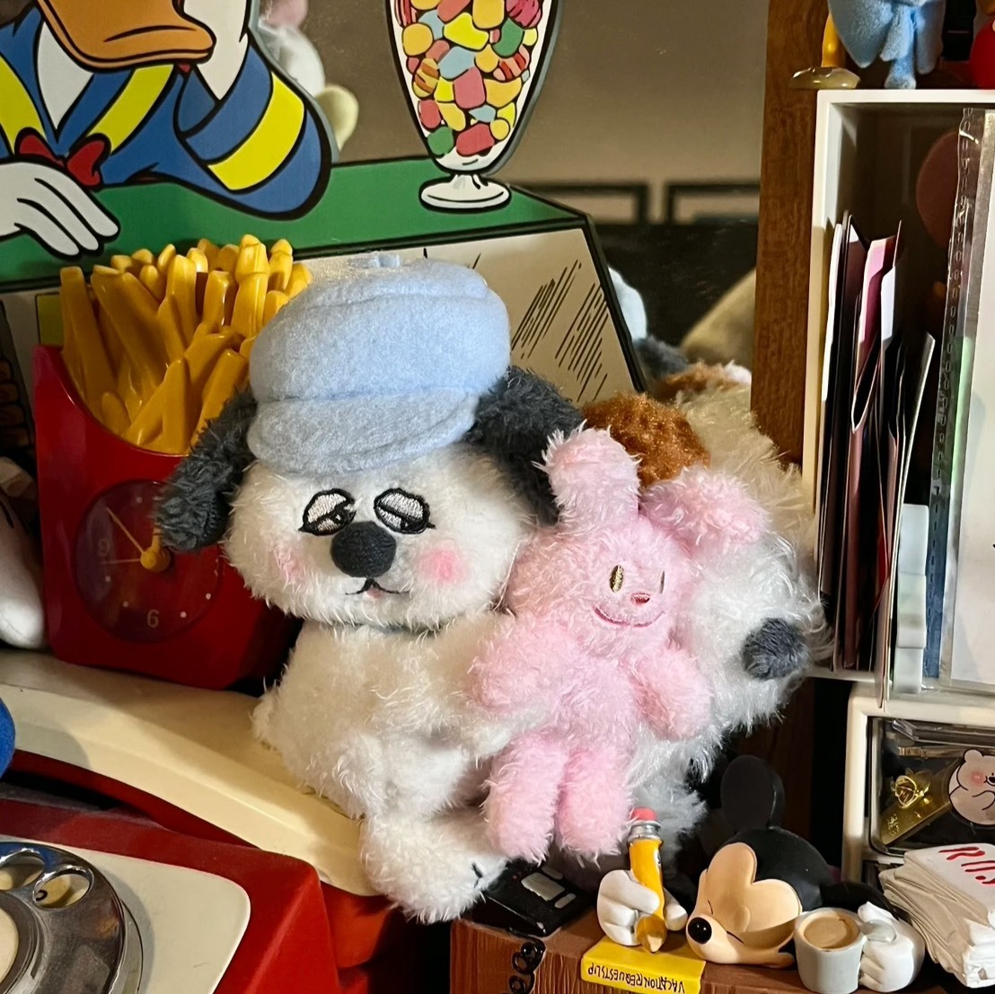 PEANUTS 史努比 ANDY 歐拉夫 OLAF 粉紅兔兔 每次見面的擁抱 溫暖的貼貼 毛絨掛件 玩偶 公仔 吊飾 鑰匙圈