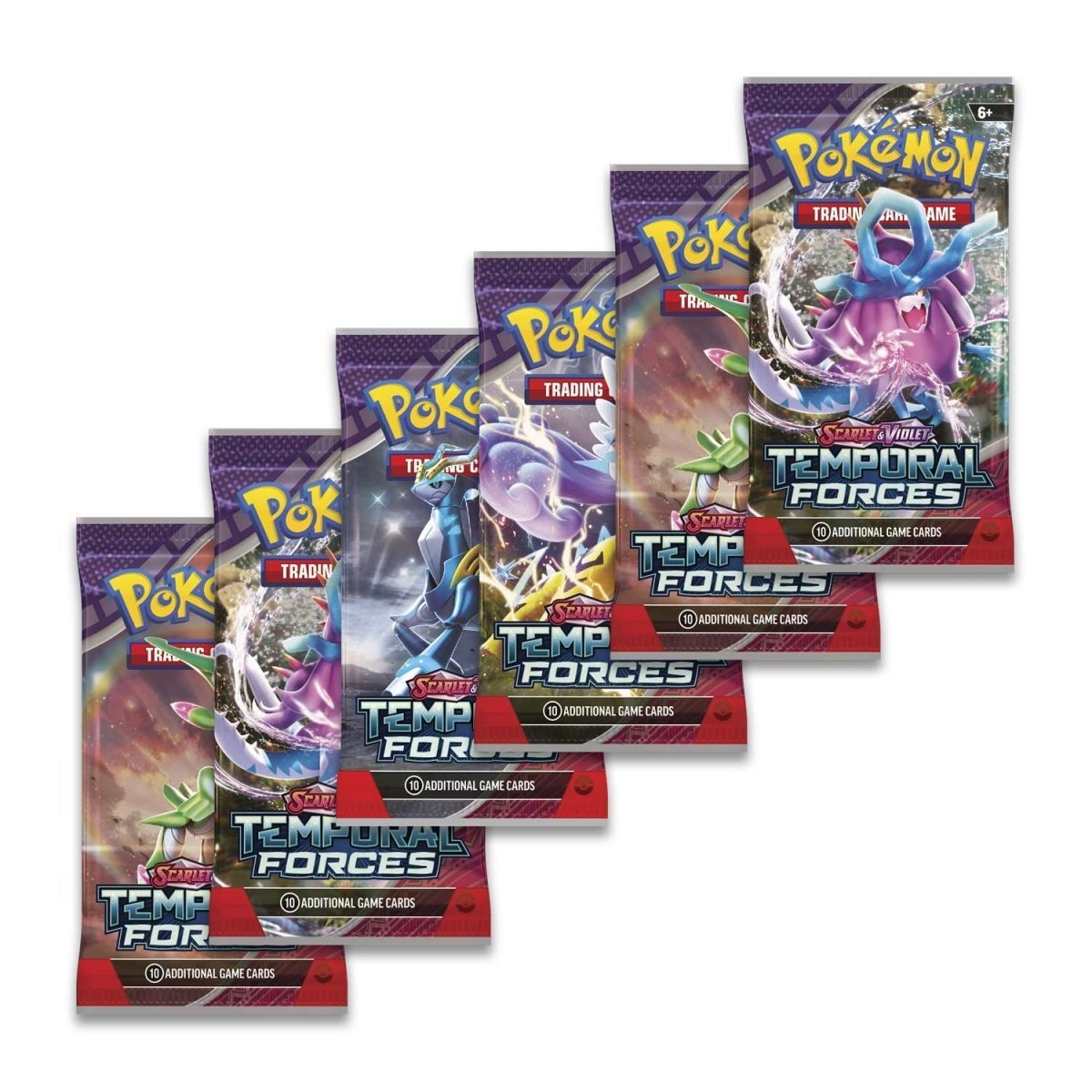 Pokemon Temporal Forces SV05 Booster Bundle (6 Packs)