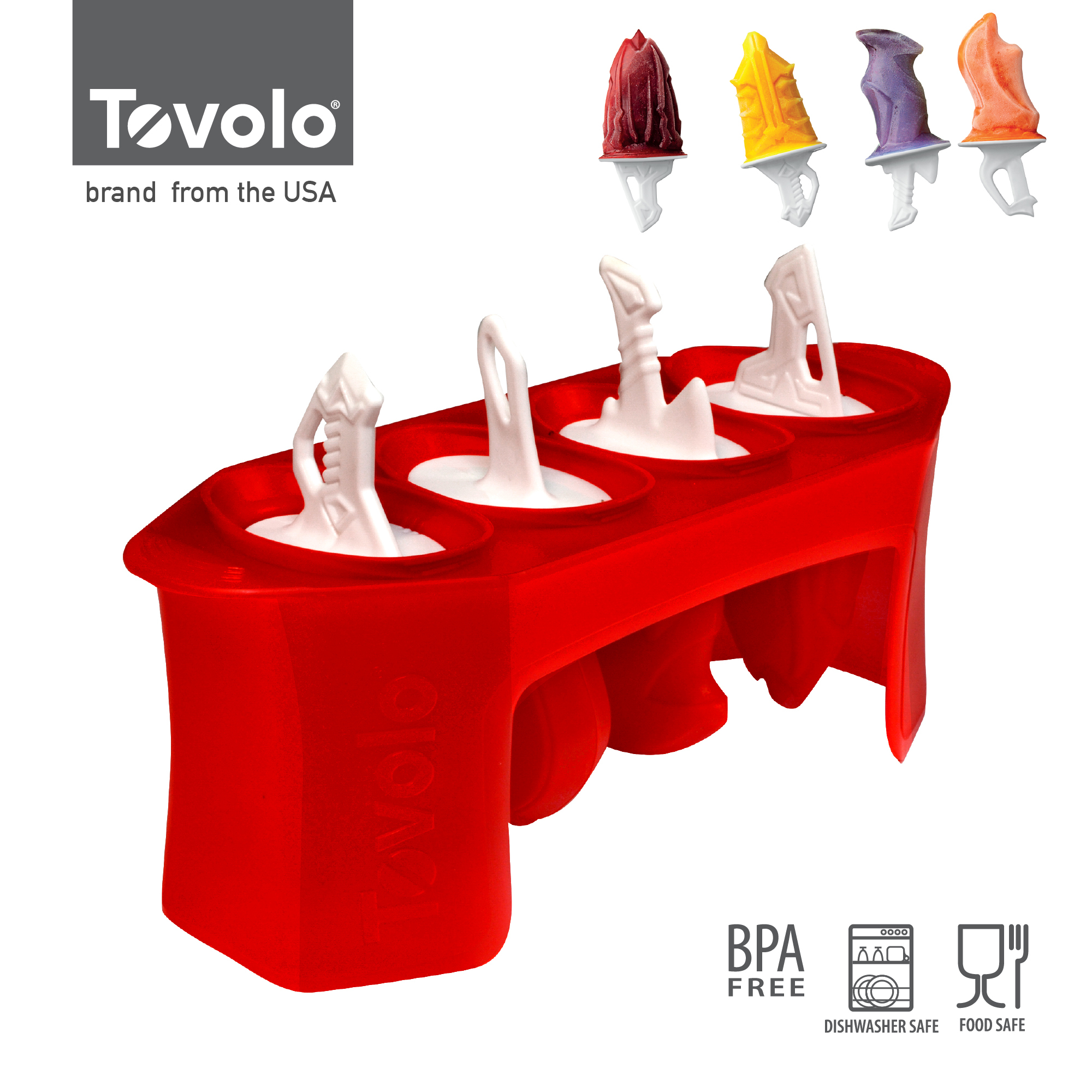 TOVOLO 劍冰棒模具 (4件裝)