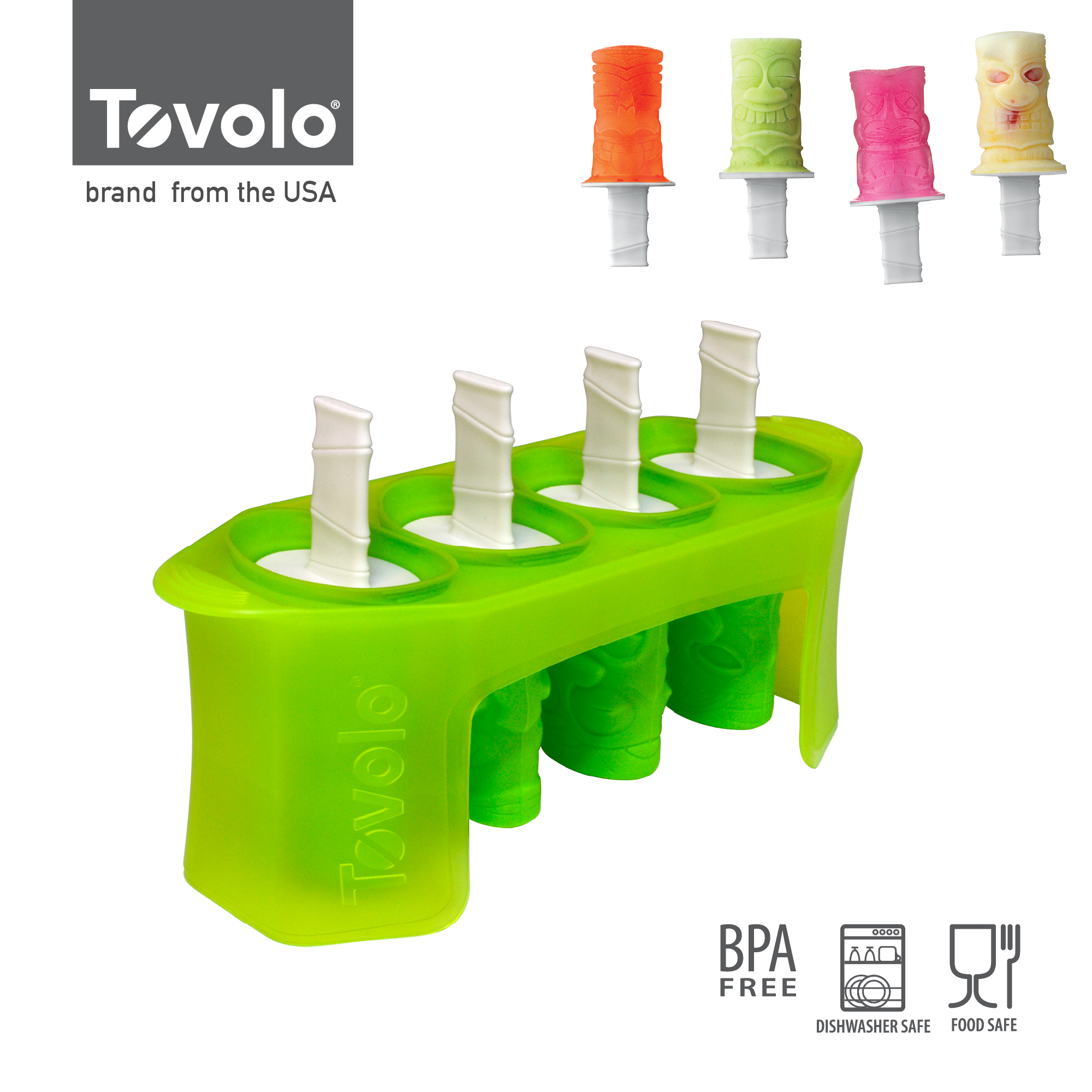 TOVOLO 圖騰冰棒模具 (4件裝)