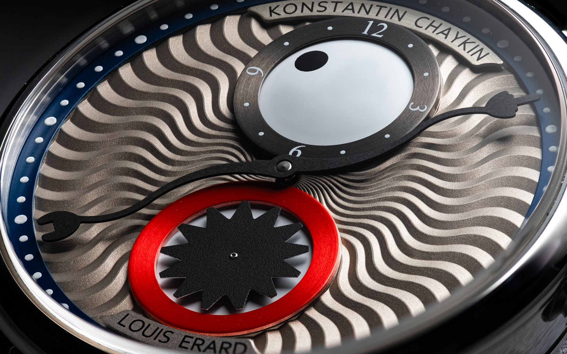 Noirmont X Collection 聯名款系列|Louis Erard x Konstantin Chaykin 聯名款:時間吞噬者 III - 藍色款 85237AA90.BGA087,獨眼怪