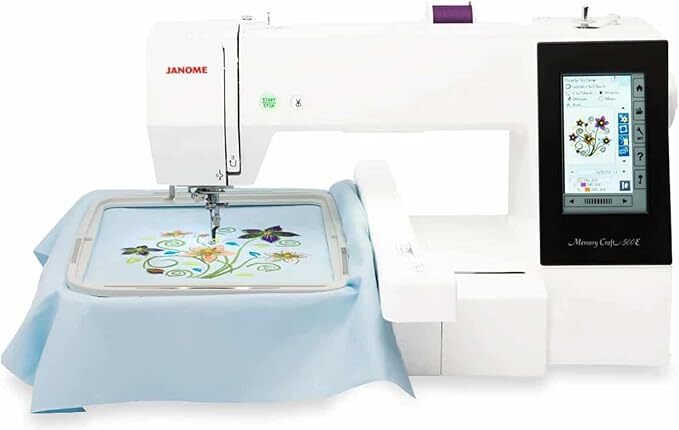 【JANOME】Memory Craft 500E 電腦純刺繡機 適用XII軟體