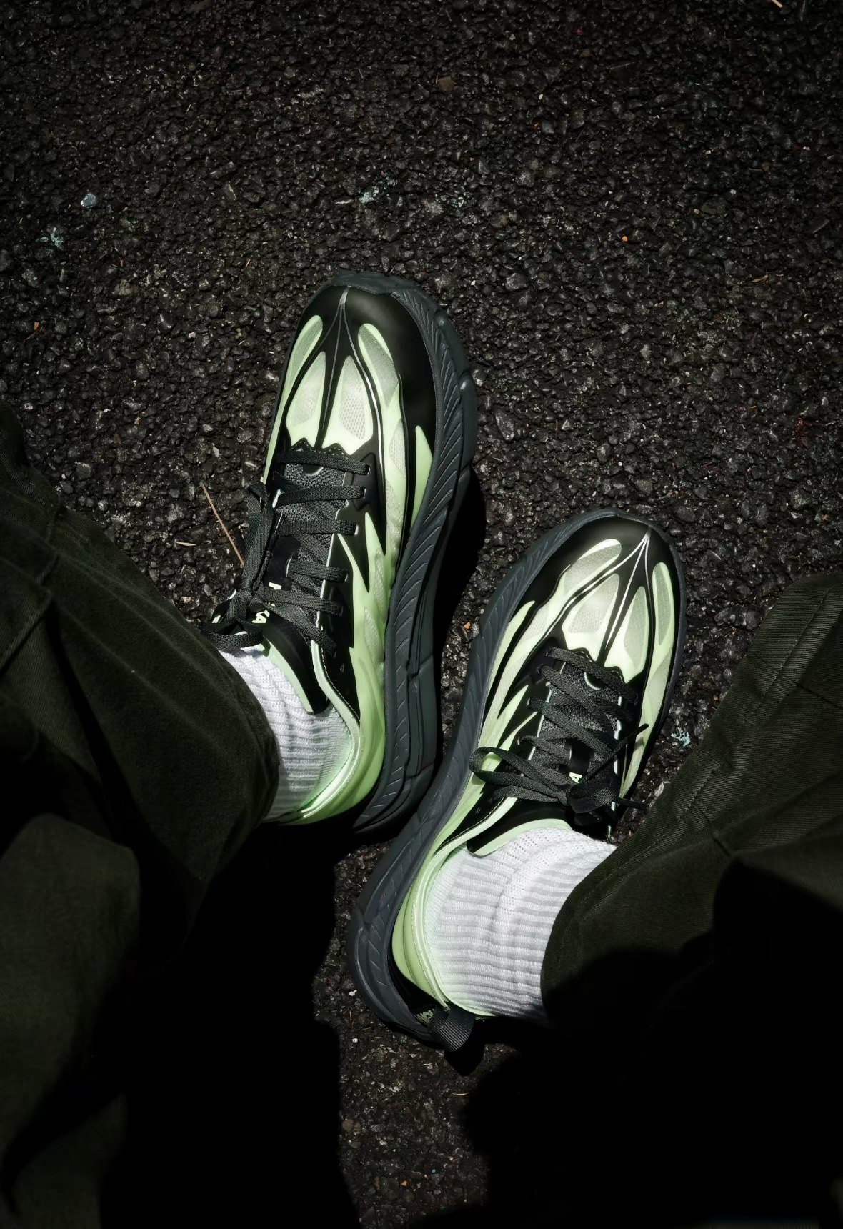 【Focus Store】預購 HOKA ONE ONE Mafate Speed 4 Lite "Luna Moth Cosmic Grey" 黑綠 1168450-LHC