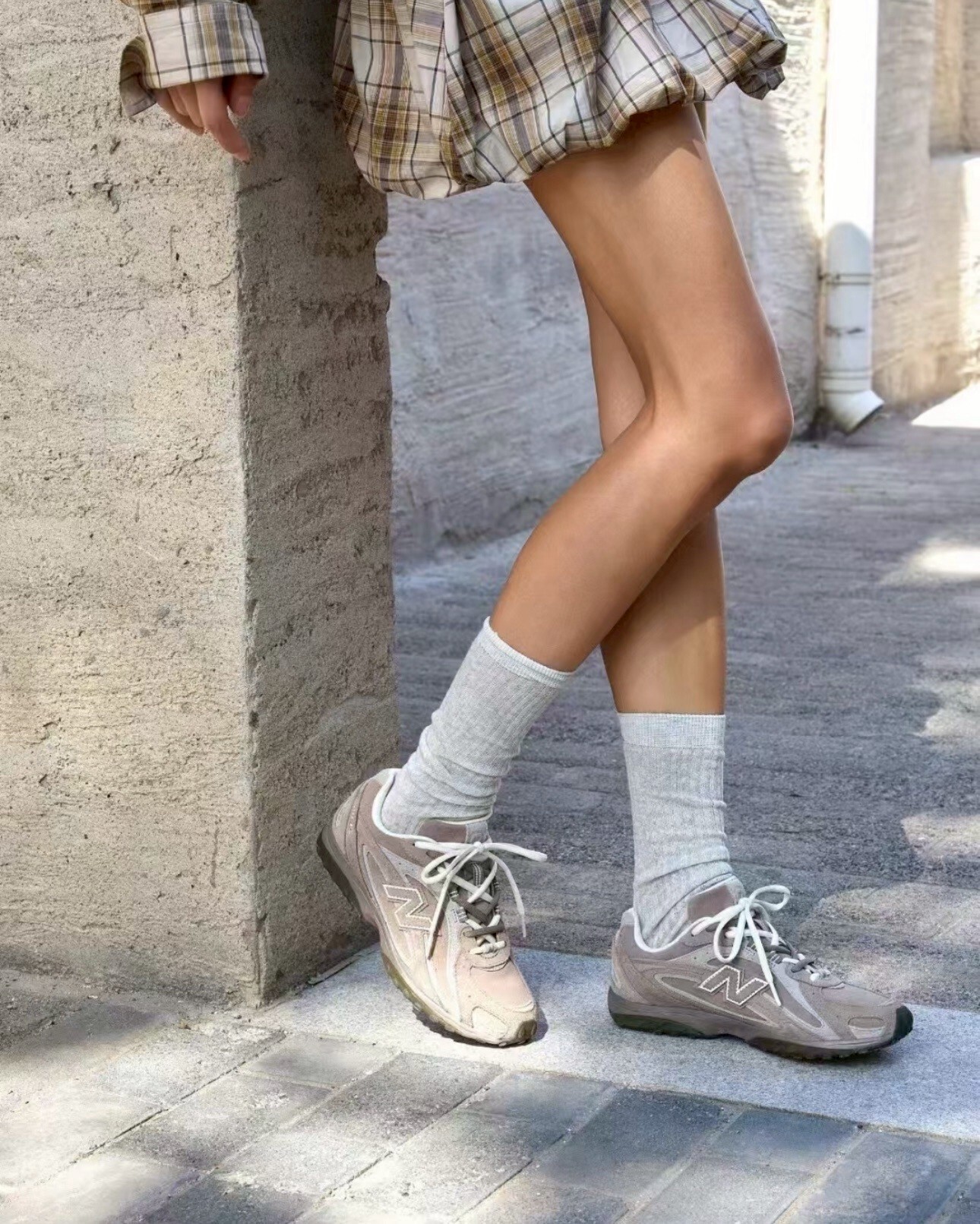 <連線代購商品> NEW BALANCE 204 U204L NB204 淺褐色 灰棕色 復古輕量百搭運動休閒鞋 雙鞋帶【U204LMMA】張員瑛同款 miumiu風格