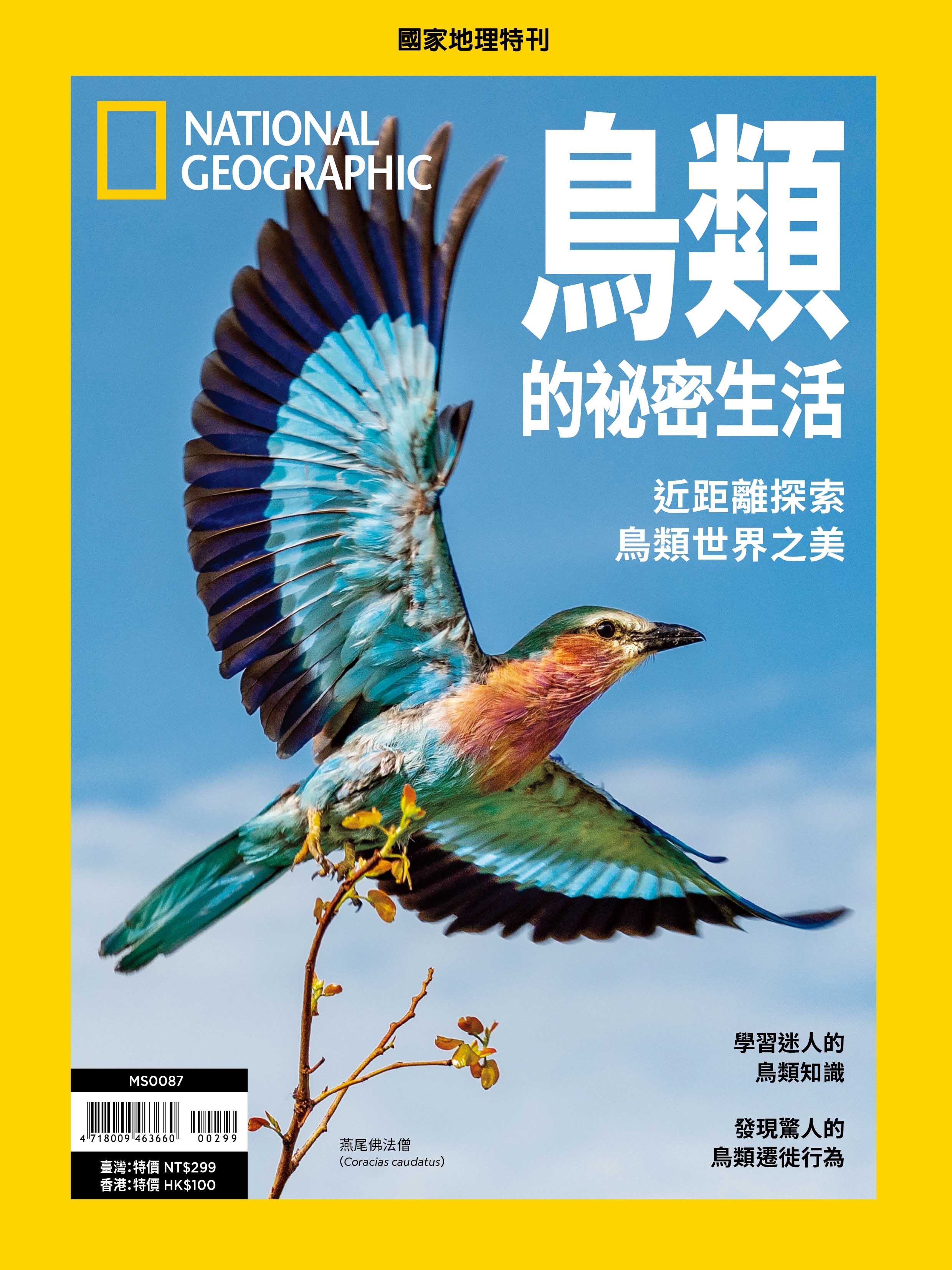《國家地理》2025年6月特刊：鳥類的祕密生活  探索鳥的奇妙生態與感官世界(搭配望遠鏡方案)