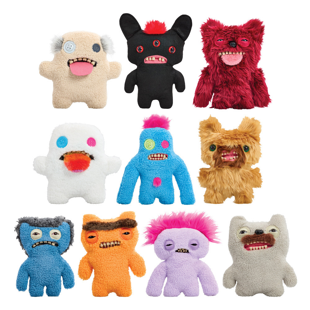 FUGGLER牙齒怪-9吋哪裡毛毛的 隨機一入 正版