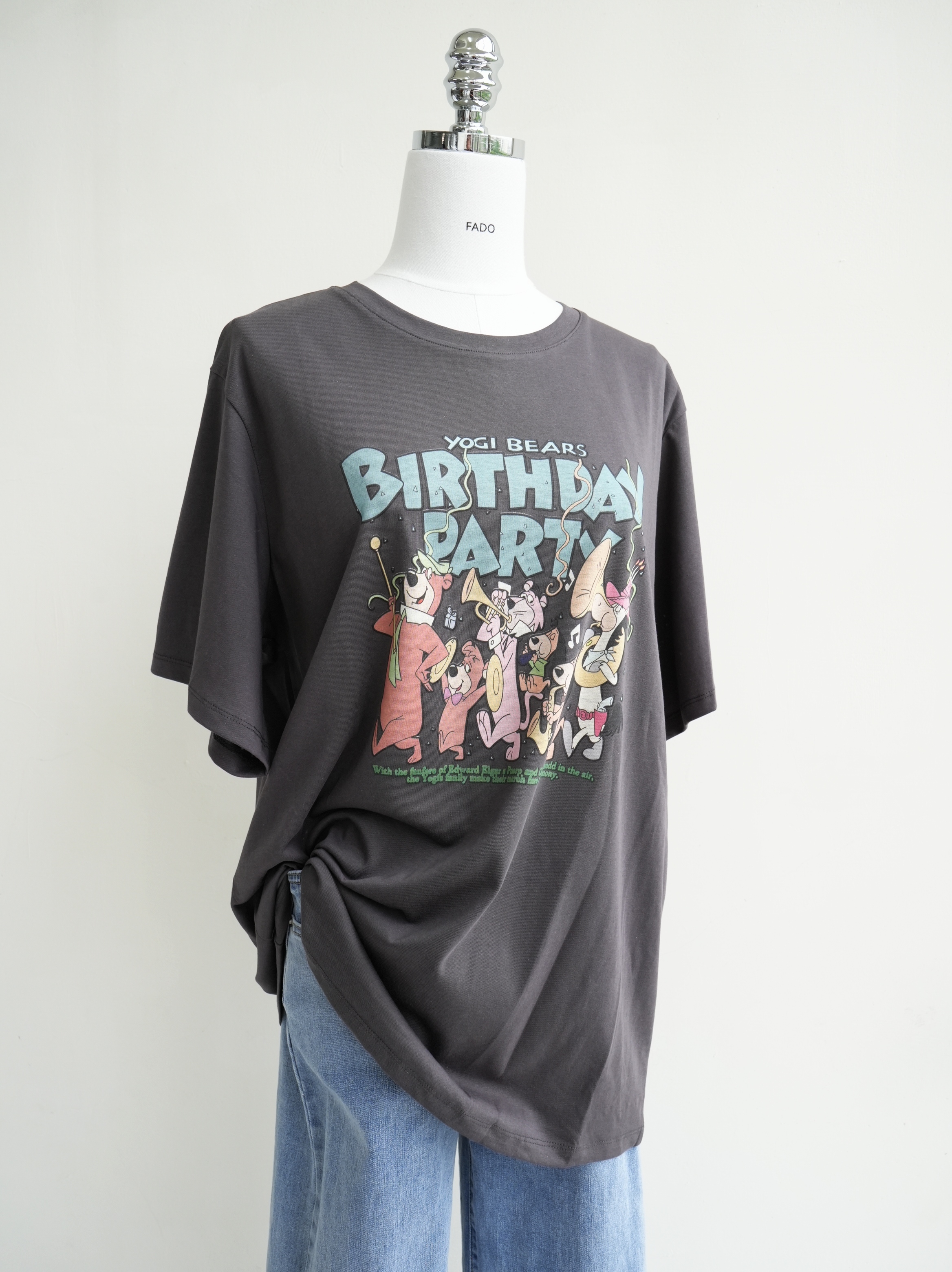 法朵Fado shop｜ 歡樂派對印刷長版棉T 0213166