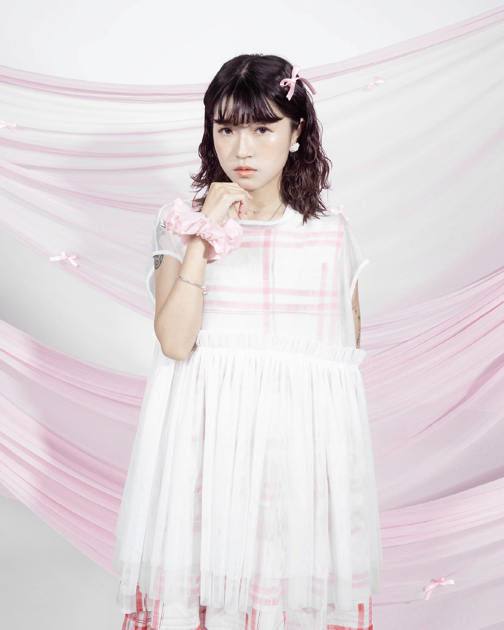 【 Kiki.co made 】 Peony Ruffle Top - White