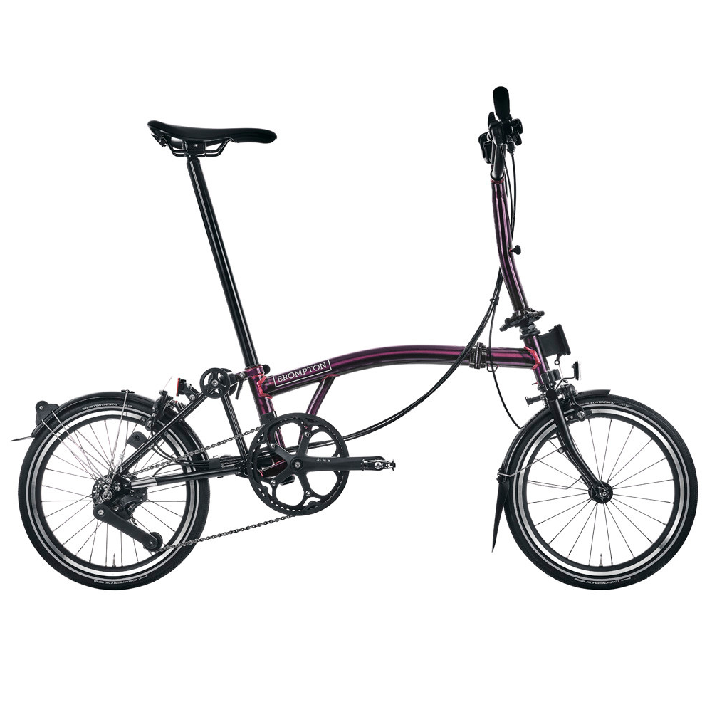 Brompton P Line Explore 12速摺車 -Amethyst Lacquer