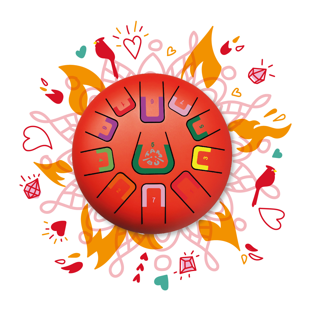 預購 Tambú 空靈鼓 - Scarlet Sunset（12/18陸續出貨）