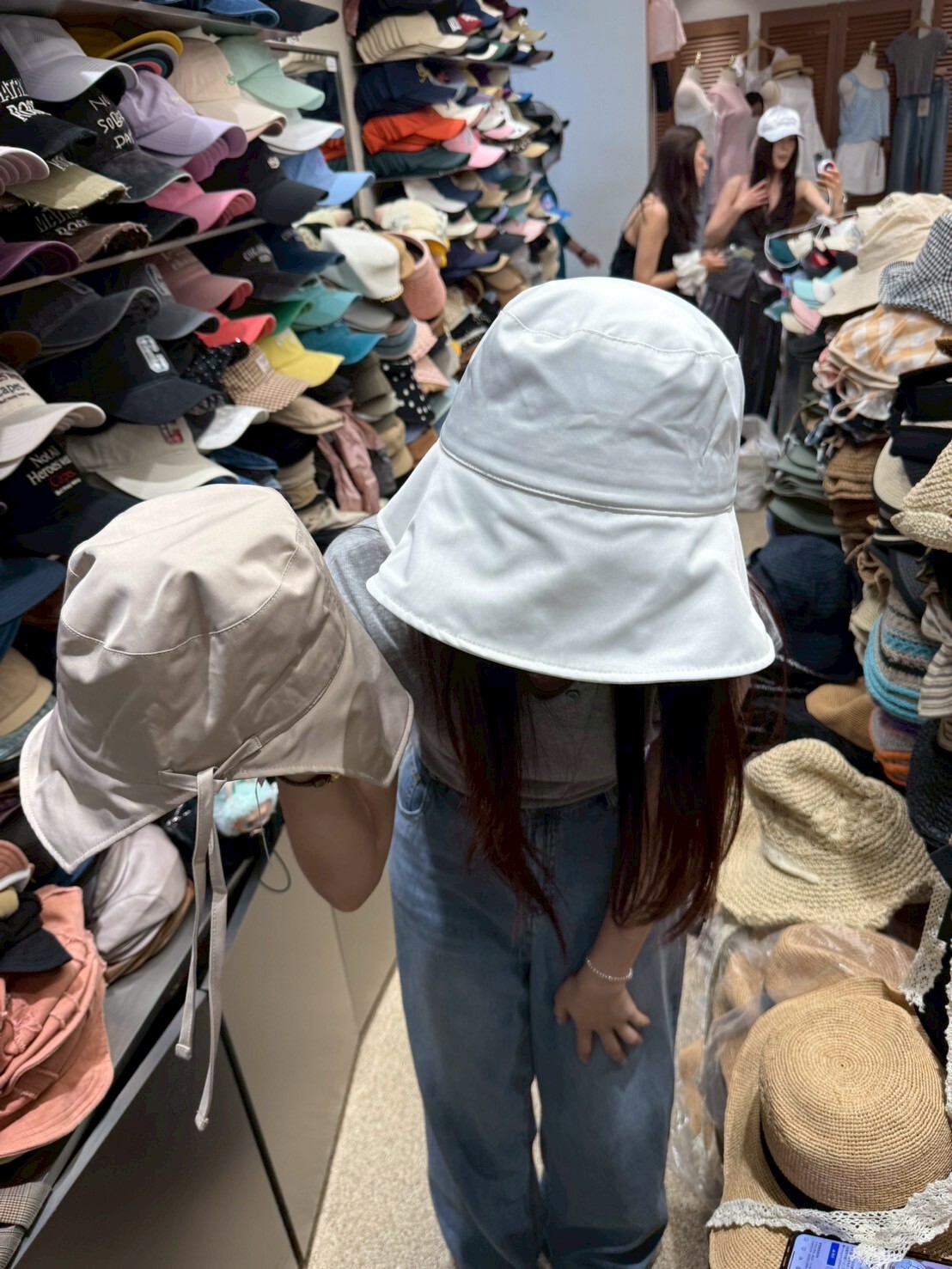 TH4499 後開叉綁帶漁夫帽