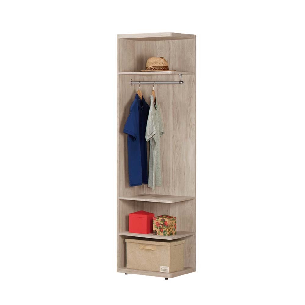 奧拉1.5尺轉角衣櫃/開放式衣櫃/縫隙牆角衣櫃/玄關櫃(單吊衣桿-可左右擺放)