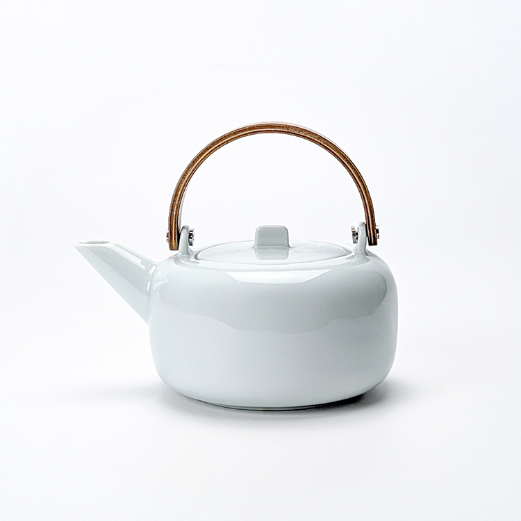 方圓壺/木把青釉