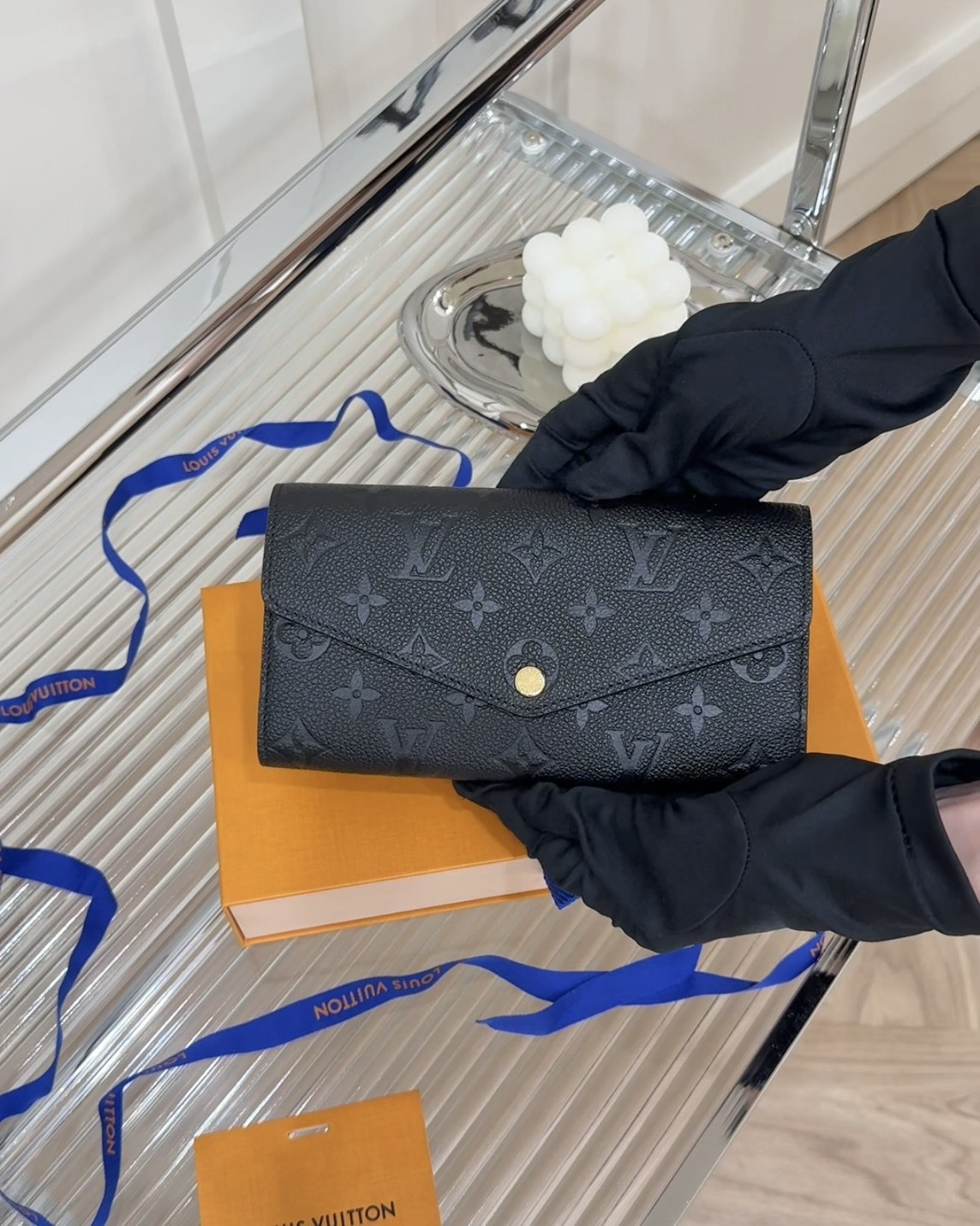 LV｜SARAH 信封長夾 黑色 M82257