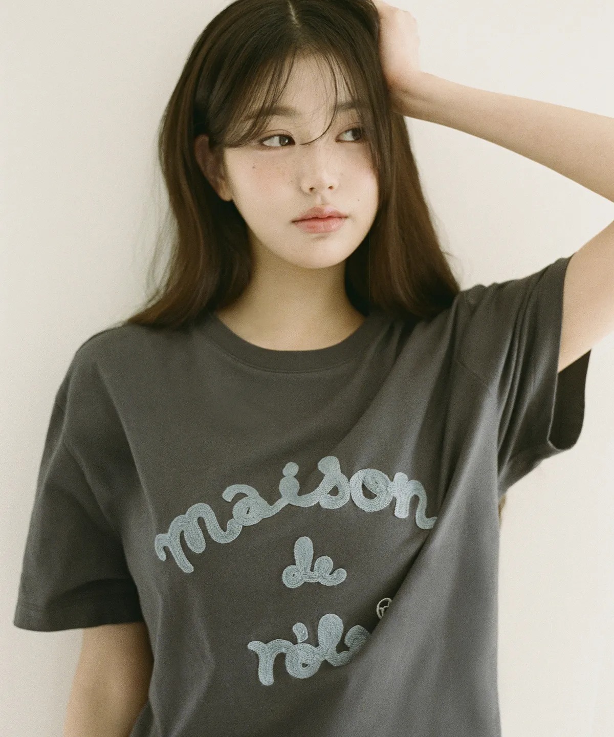 ROLAROLA MAISON DE ROLA EMBROIDERY LOOSE FIT T-SHIRT