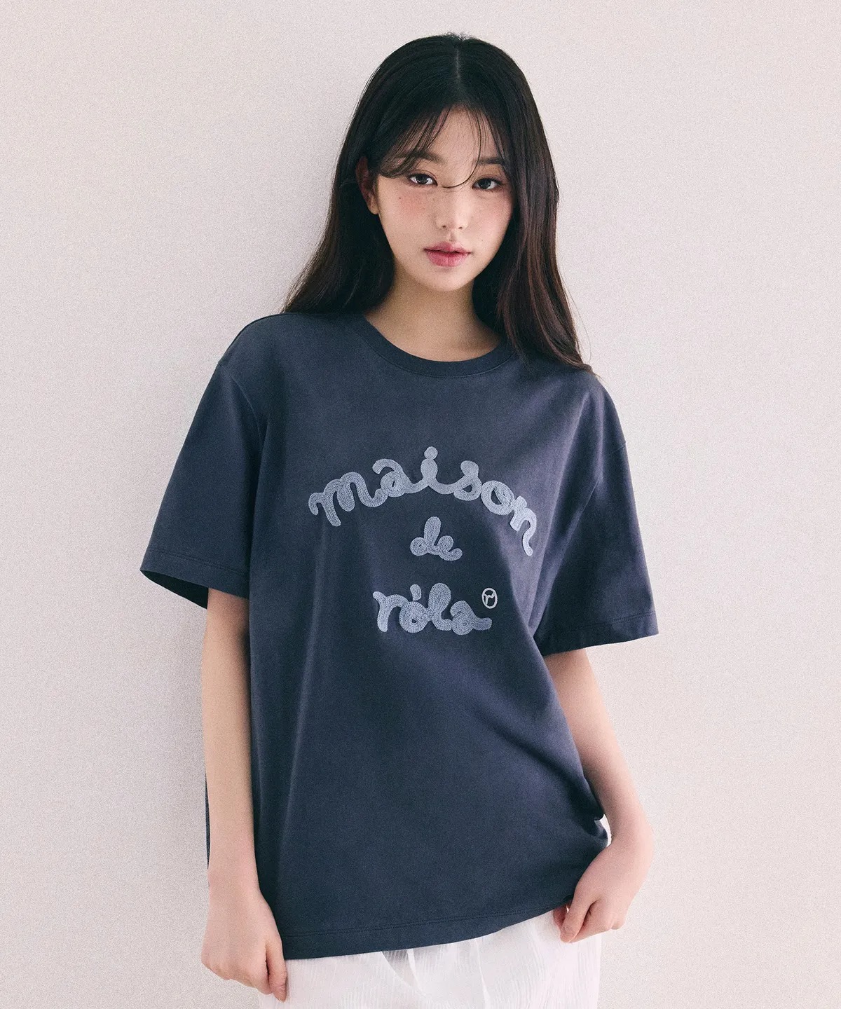 ROLAROLA MAISON DE ROLA EMBROIDERY LOOSE FIT T-SHIRT
