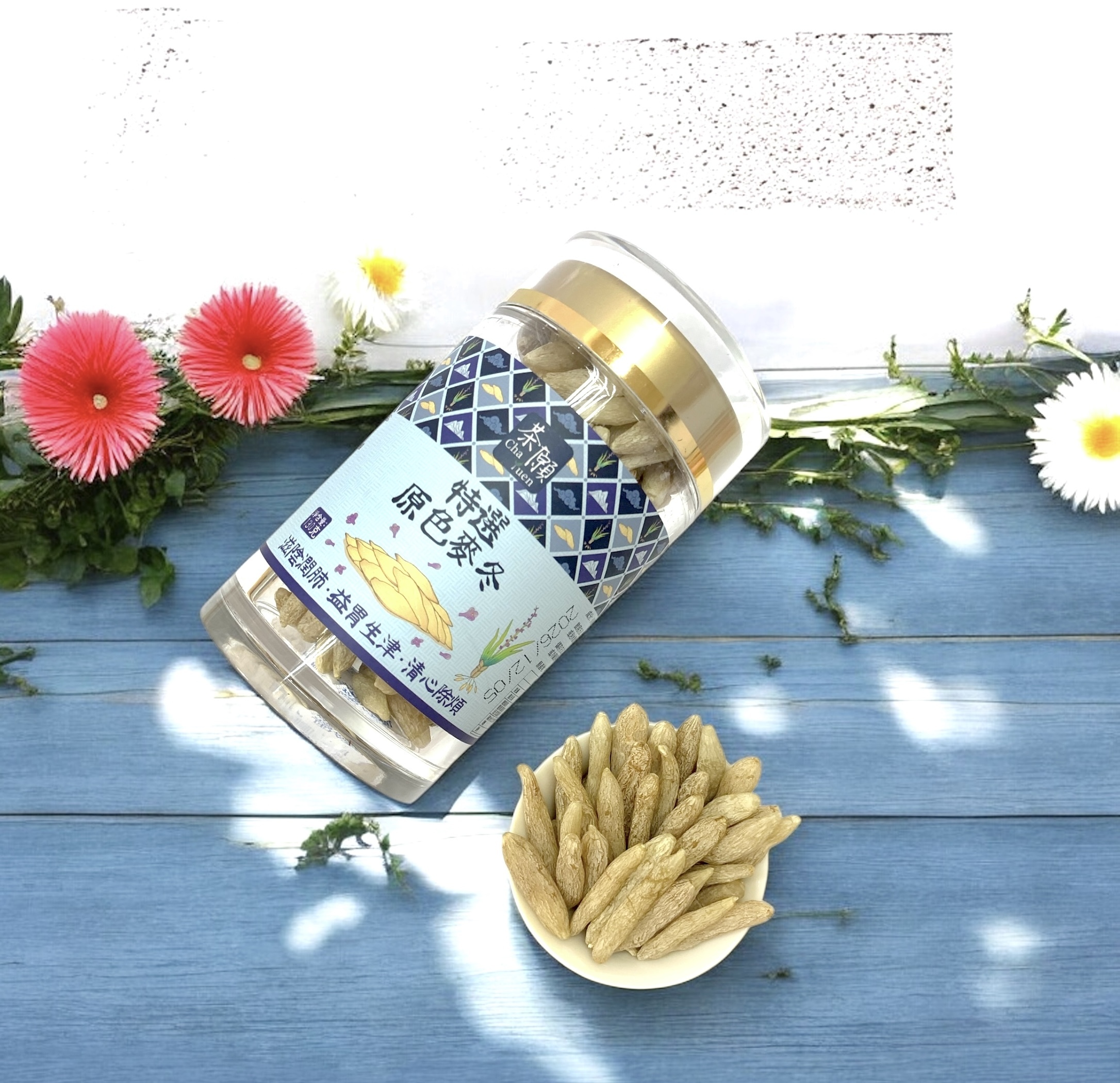 茶願 - 特選原色麥冬 130g 滋陰潤肺 益胃生津 清心除煩