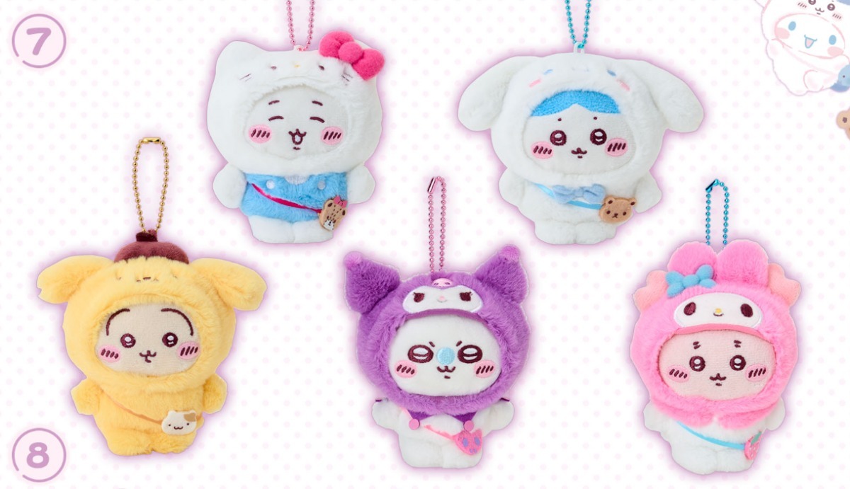 現貨┃Chiikawa 吉伊卡哇 x Sanrio 聯名 三麗鷗 烏薩奇 小八 吉伊 娃娃 髮夾 盲盒 吊飾