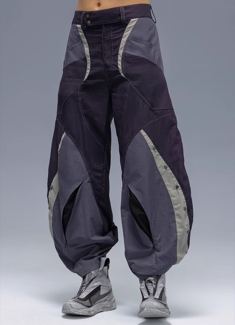 XIPHEVIL「紫晶風刃輕束長褲」