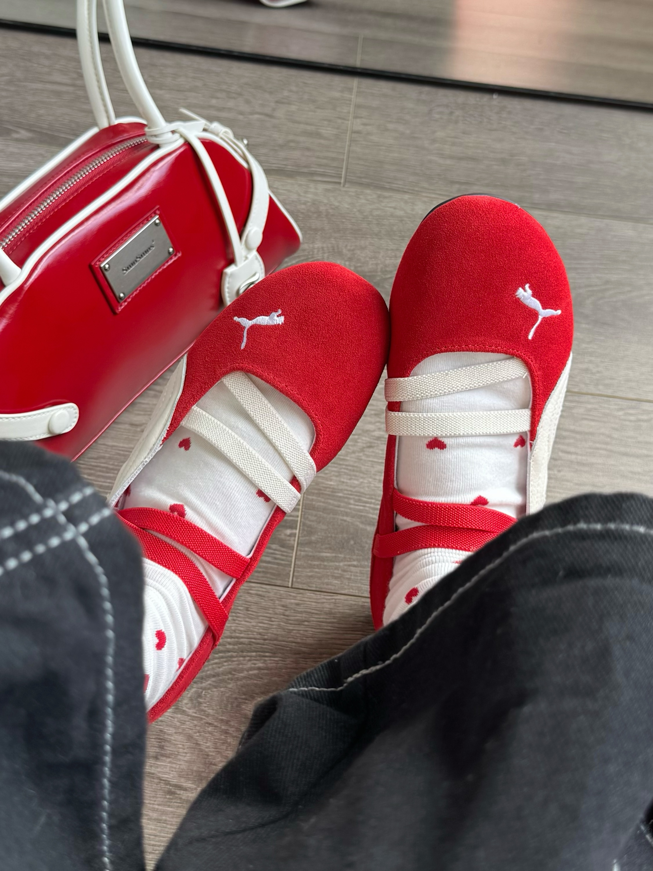 PUMA SPEEDCAT BALLET 賽車鞋 芭蕾舞鞋 涼鞋 紅奶油 米白 女鞋 406334-07 / 預購