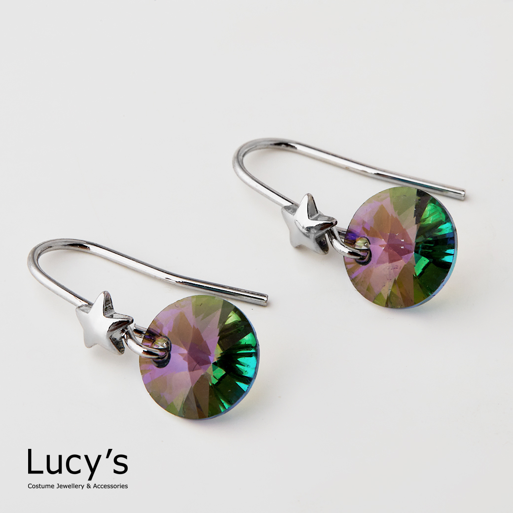 星幻 勾式耳環 (四色) (123185/123186/123187/123188)