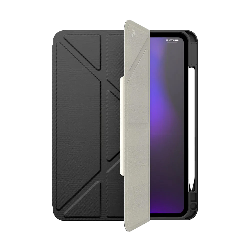 【JTLEGEND】Ness Pro 多角度折疊防潑水布紋保護殼(筆槽+磁扣)