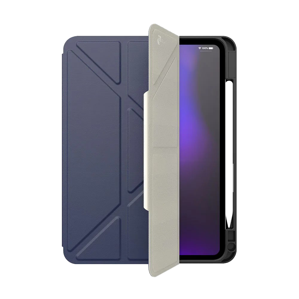 【JTLEGEND】Ness Pro 多角度折疊防潑水布紋保護殼(筆槽+磁扣)