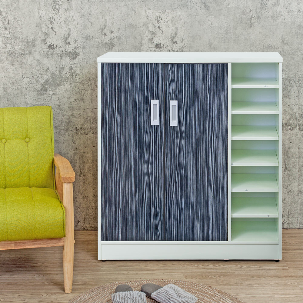 南亞塑鋼-3尺右開放二門防水塑鋼鞋櫃