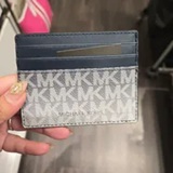 [S] MICHAEL KORS NAVY 36S4LPCD2B COOPER TALL CARD CASE, 197853420083 (SMK1258)