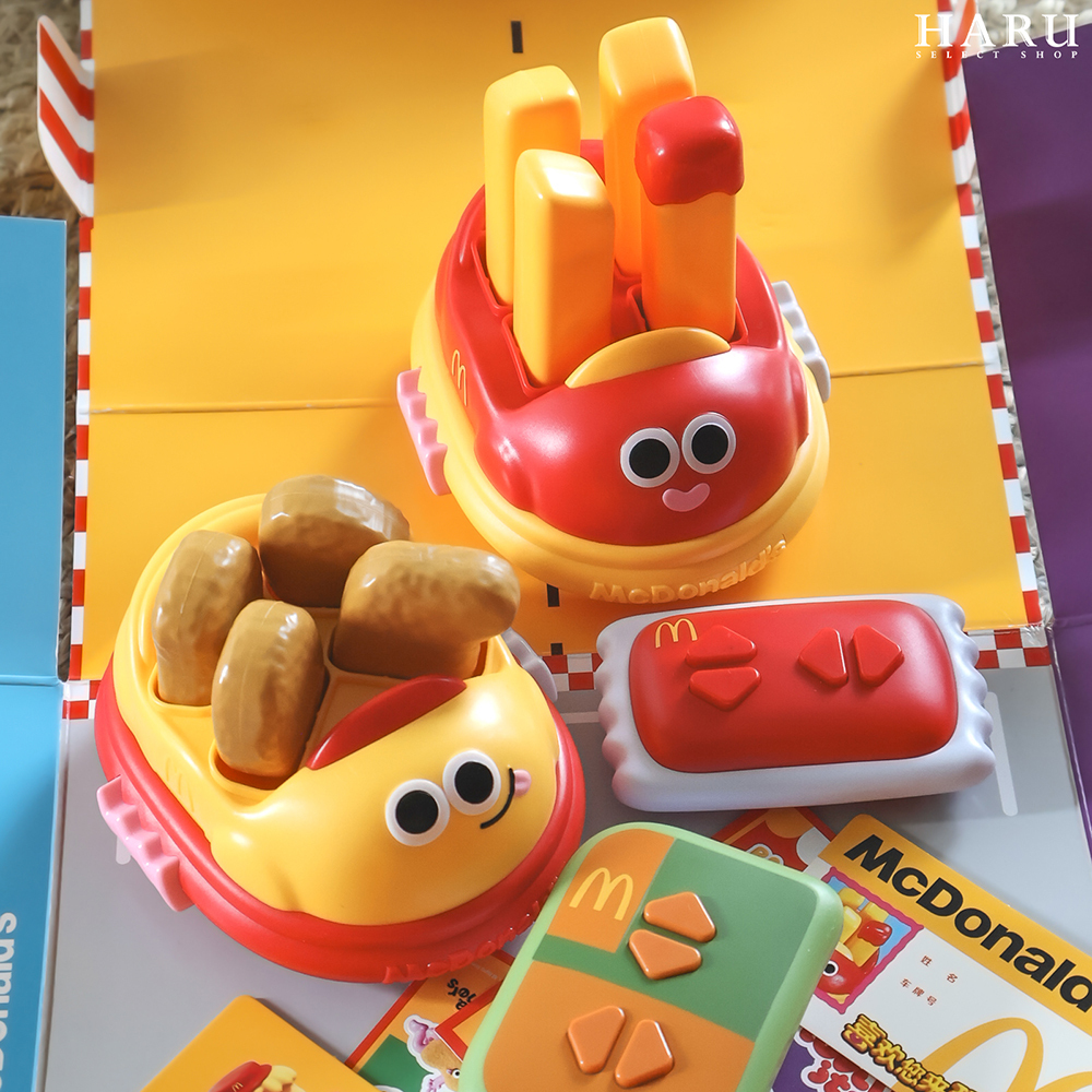 海外限定 麥當勞 Mc Donald's 麥樂雞 雞塊 薯條 番茄醬包 糖醋醬 遙控 碰碰車 玩具車 遙控車 兩件一組