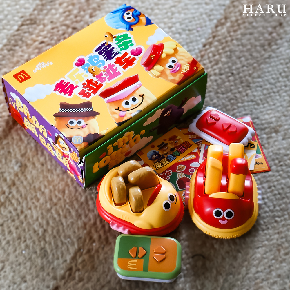 海外限定 麥當勞 Mc Donald's 麥樂雞 雞塊 薯條 番茄醬包 糖醋醬 遙控 碰碰車 玩具車 遙控車 兩件一組