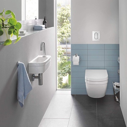 GROHE｜Euro Ceramic 壁掛式陶瓷檯面盆37cm 39327000H