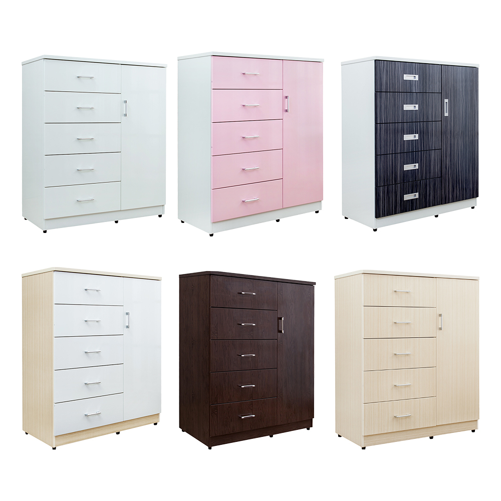 南亞塑鋼-3.3尺五抽單門塑鋼斗櫃/收納櫃/置物櫃