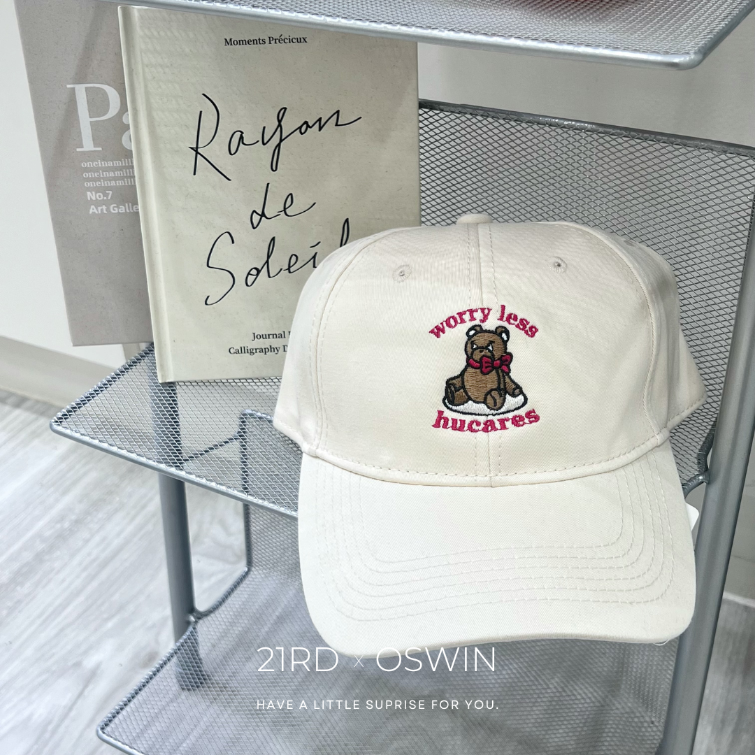 刺繡小熊 棒球帽