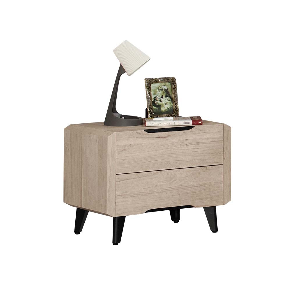 波恩1.8尺床頭櫃/二抽收納櫃/置物櫃